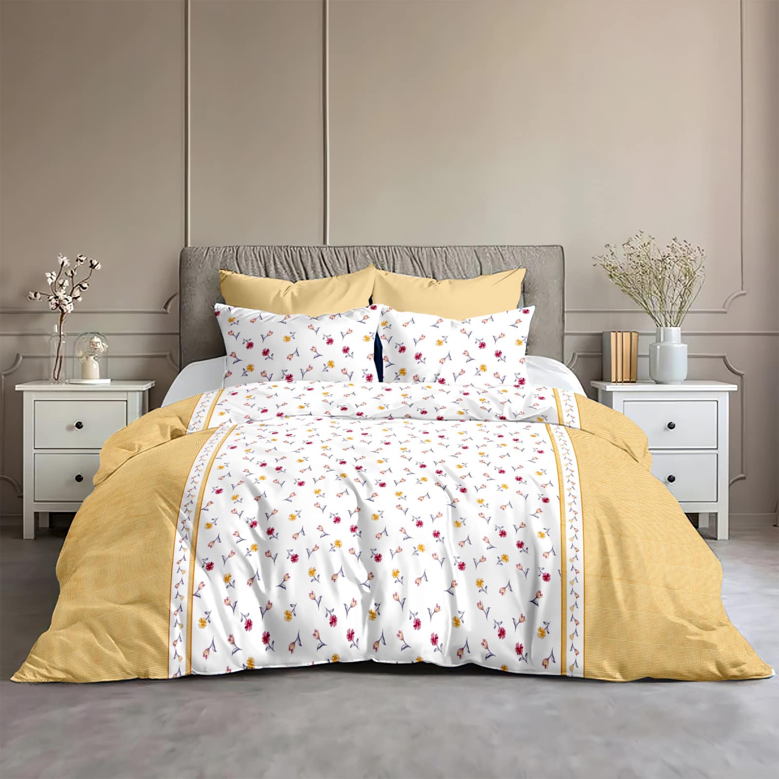 Mustard Bed Sheet