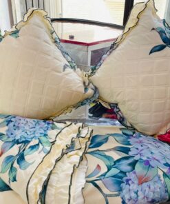 Floral Bedsheet & Cushion Set