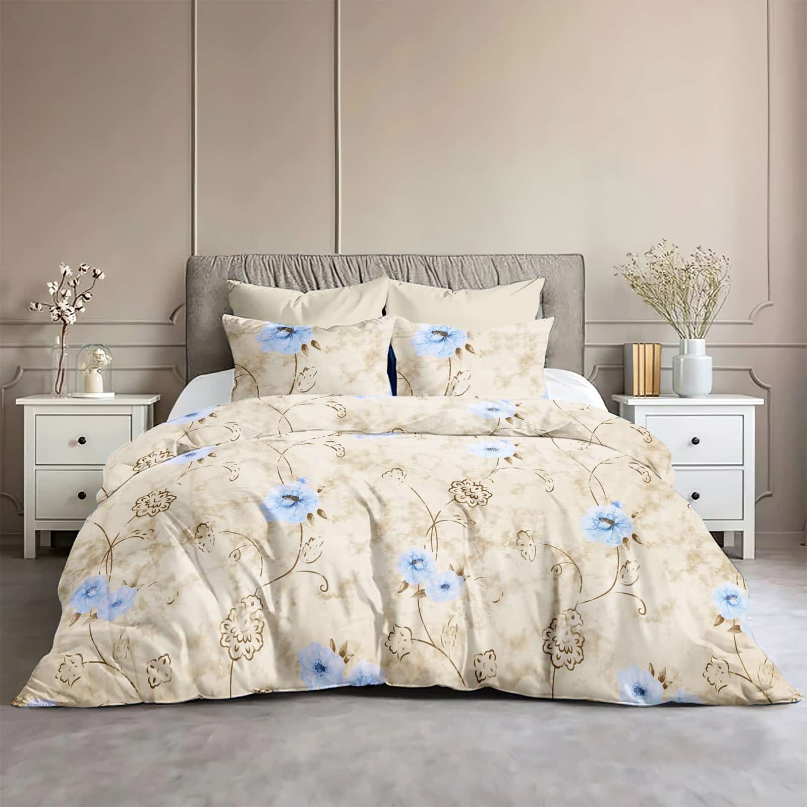 Cream Bed Sheet NZ