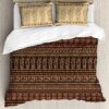 Feeling Oryza - Mahogany Bed Sheets
