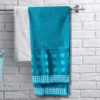 Square Turquoise Bath Towel